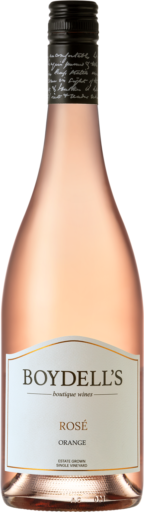 Boydell's Sangiovese Rosé  2025 Orange bottle